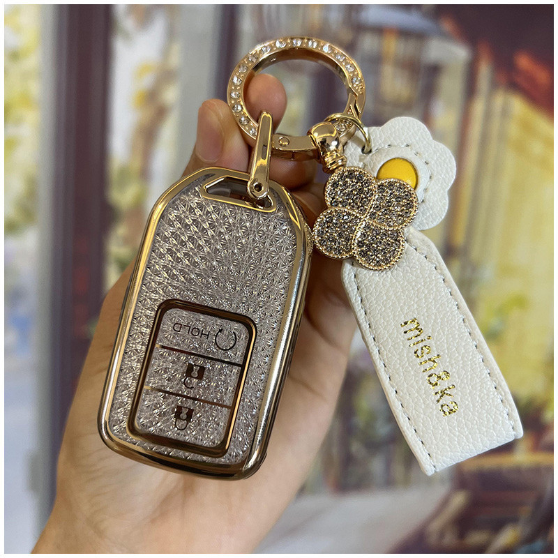 Bling TPU ฝาครอบกุญแจรถสําหรับ Honda Brv n7x 2025 WRV 2023 2024/ใหม่ทั้งหมด Brio 2023/ Brv