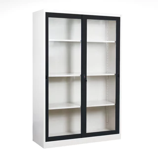 [จัดส่งพร้อมติดตั้งฟรี] KIOSK ตู้บานเลื่อนกระจกสูง กว้าง 120 ซม.