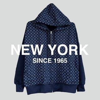 เสื้อกันหนาว New York (New York Limited รุ่นพิมพ์ลาย พรีเมี่ยม2024) เสื้อคลุมแขนยาว มีฮู้ด