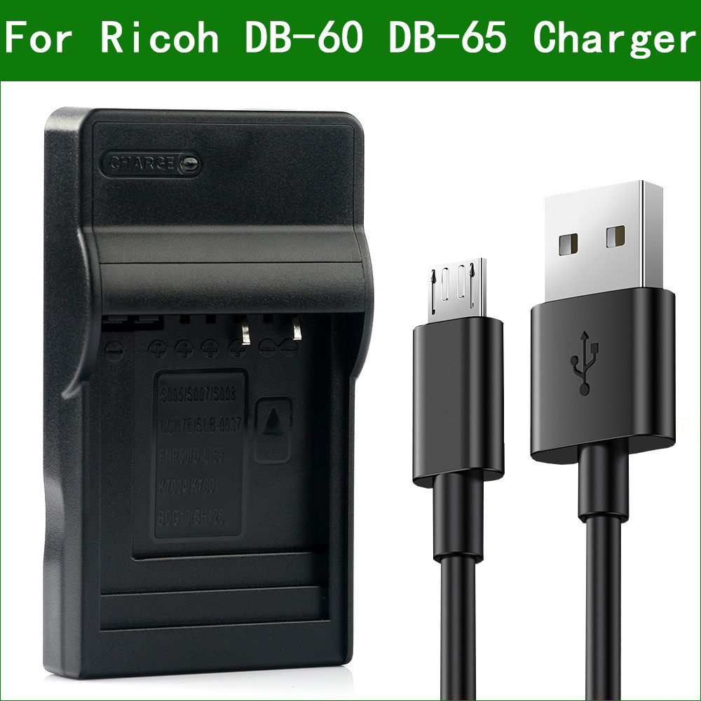 Db-60 DB-65 BJ-6 กล้อง Micro USB Charger สําหรับ Ricoh Caplio R3 R30 R4 R40 R5 G600 G700 G800 GX200 