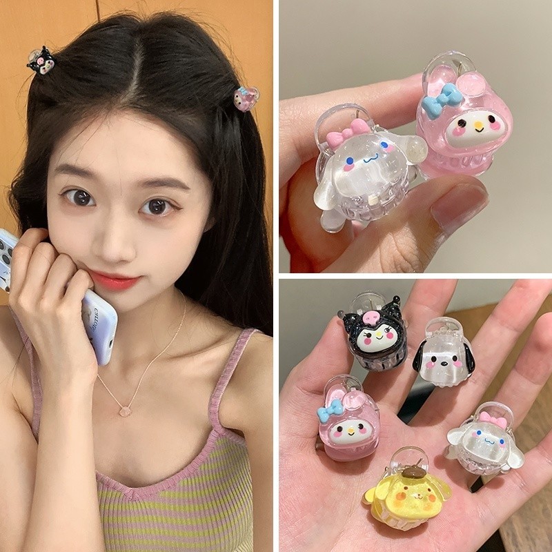 การ์ตูนน่ารักคลิปขนาดเล็กสาวประณีตผมม้าเล็กๆน้อยๆคลิปผ้าโพกศีรษะ