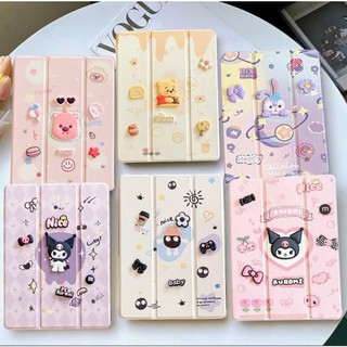 010.เคสฝาพับ เคส สําหรับ ไอแพด iPad  Air 4/5 10.9 Gen10 2022 Gen 7/8/9 10.2  มีช่องใส่ปากกา เคสหนัง