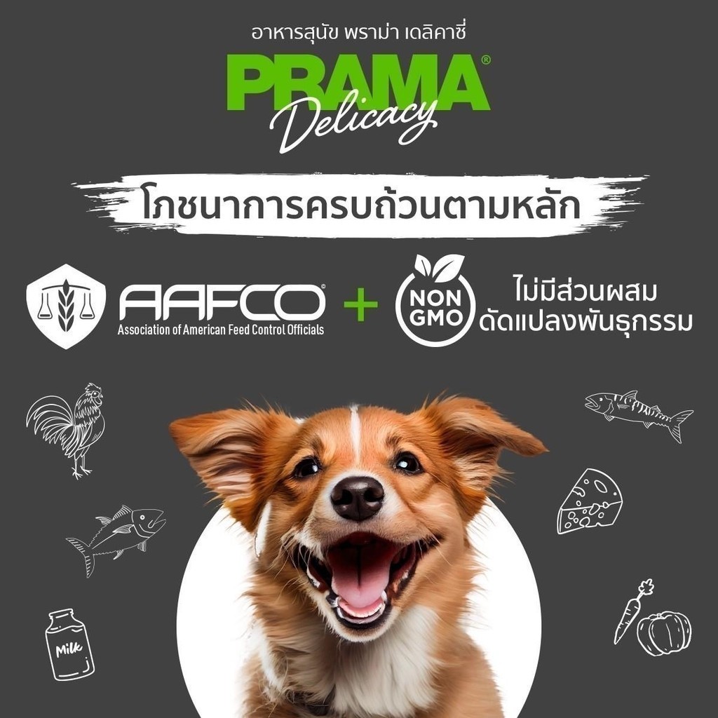Prama อาหารเปียกสุนัข [12 ซอง] สูตร Complete and Balanced ขนาด 120 กรัม - รูปที่ 2