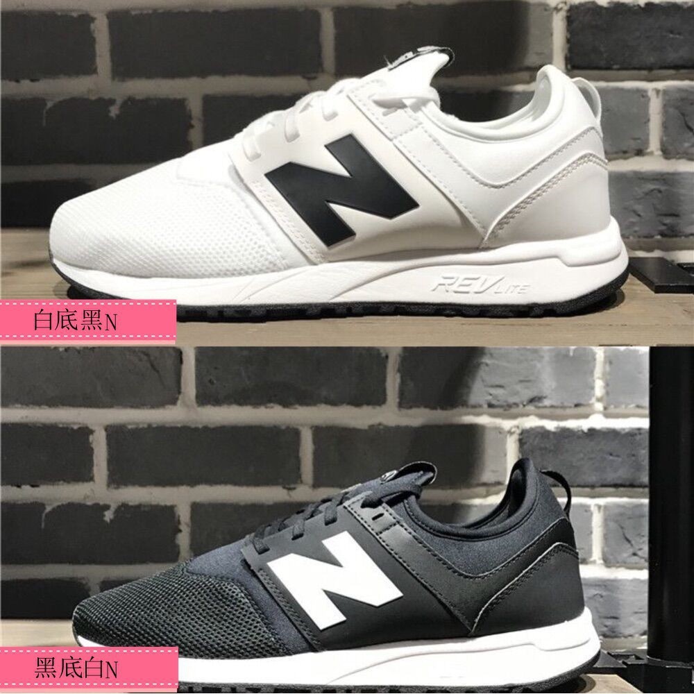 คุณภาพสูง New Balance Nb พื้นหลังสีขาวตัวอักษรสีดํา 247 Kong Xiaozhen 3m สะท้อนแสงรองเท้าวิ่งออกกําล