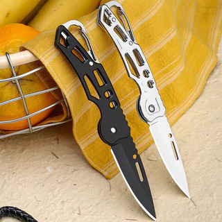 มีดพับพกพา มีดพับเดินป่า สแตนเลส Outdoor Folding Knifeป้องกันตัว