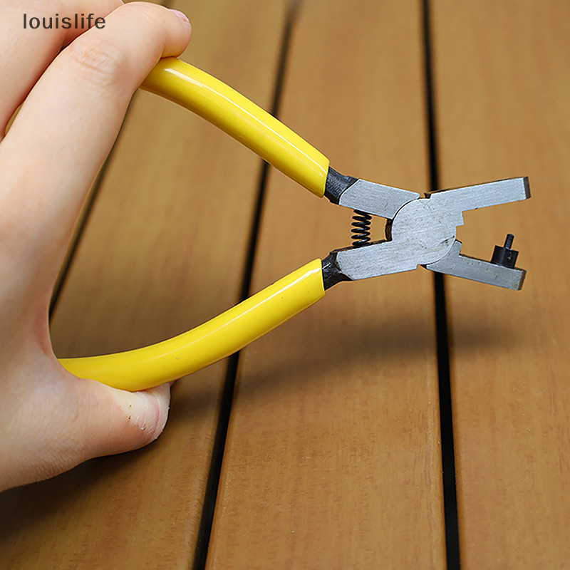 Leth Universal สายคล้องมือนาฬิกาเข็มขัดเจาะ Puncher หนัง Punch เครื่องมือรูคีมเครื่องมือ 2.0 มม.Vary