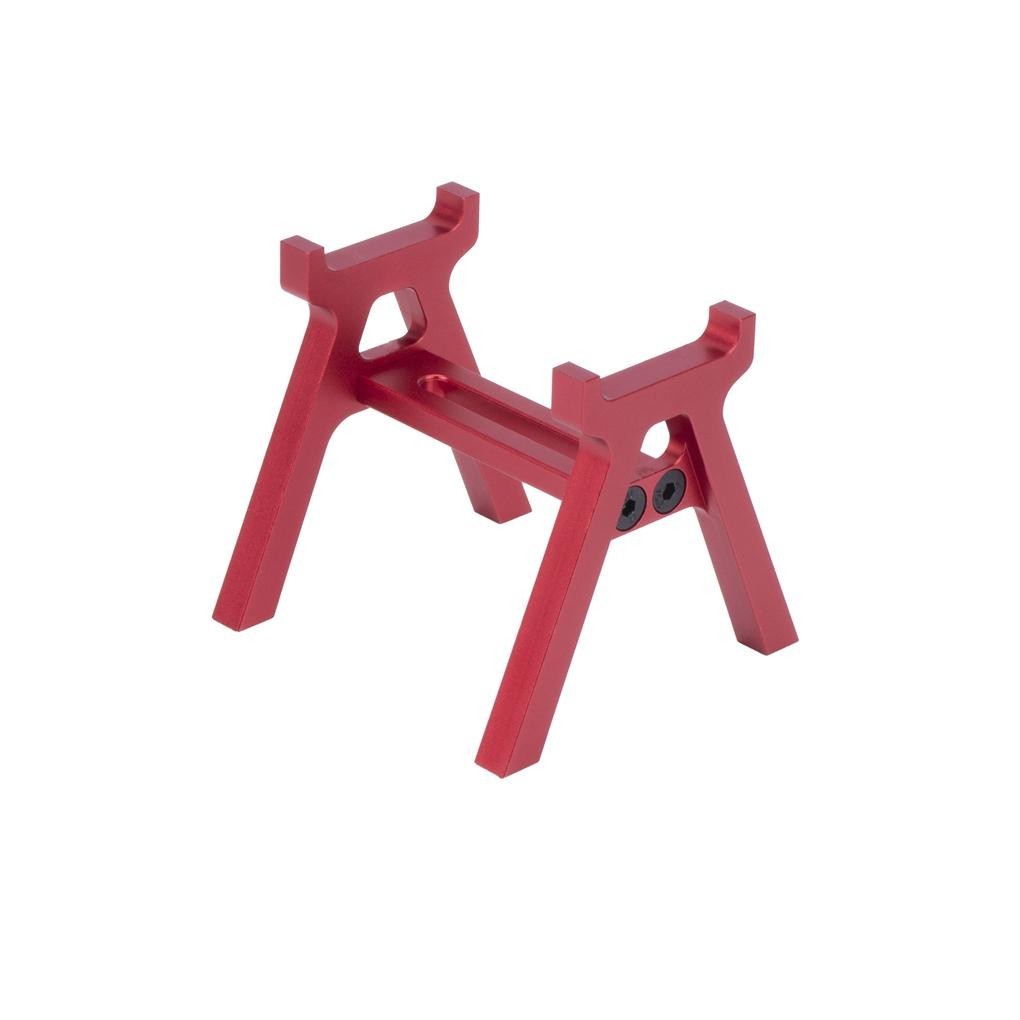 อลูมิเนียมแบบพกพาและ Tough ขาตั้งซ่อมสําหรับ 1/18 1/24 Axial FMS Trx4m Scx24 Fcx24 Fcx Lc80