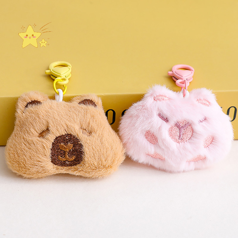 [JBTH] Capibara จี้ตุ๊กตาการ์ตูน Capybara เข็มกลัดตุ๊กตาตุ๊กตาพวงกุญแจรถกระเป๋าเป้สะพายหลังตกแต่งเด็กของขวัญ [JB]