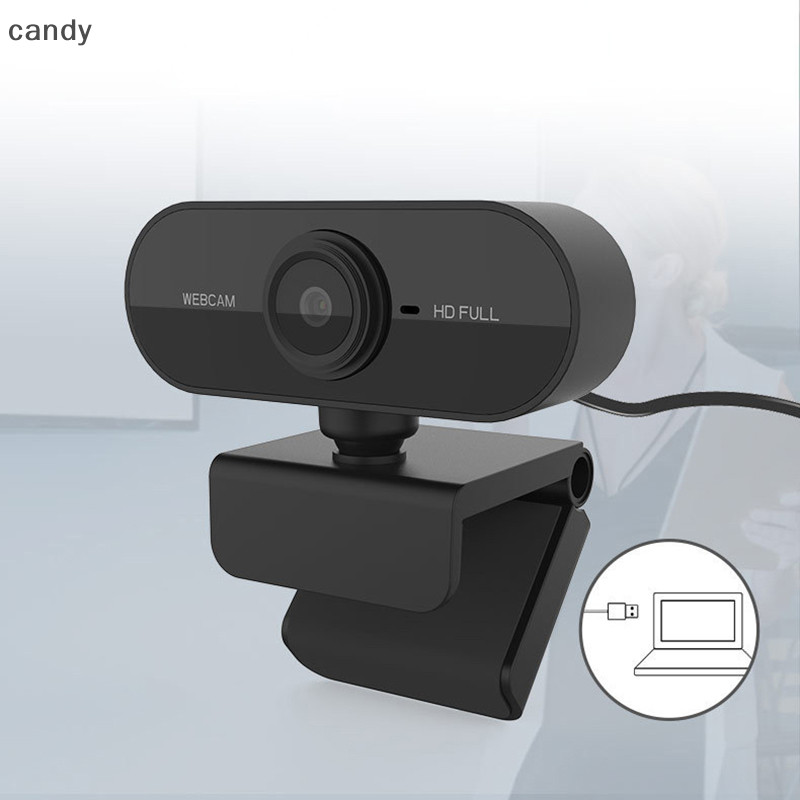 Ndy Elough 2K HD Webcam สําหรับเดสก์ท็อปคอมพิวเตอร์แล็ปท็อป Mini USB กล้องเว็บพร้อมไมโครโฟน Web Cam สําหรับ YouTube Skype N