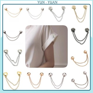 [หยุนหยวน] รักรอบดอกไม้โซ่แม่เหล็กหัวเข็มขัดแขนและผ้าพันคอหั…