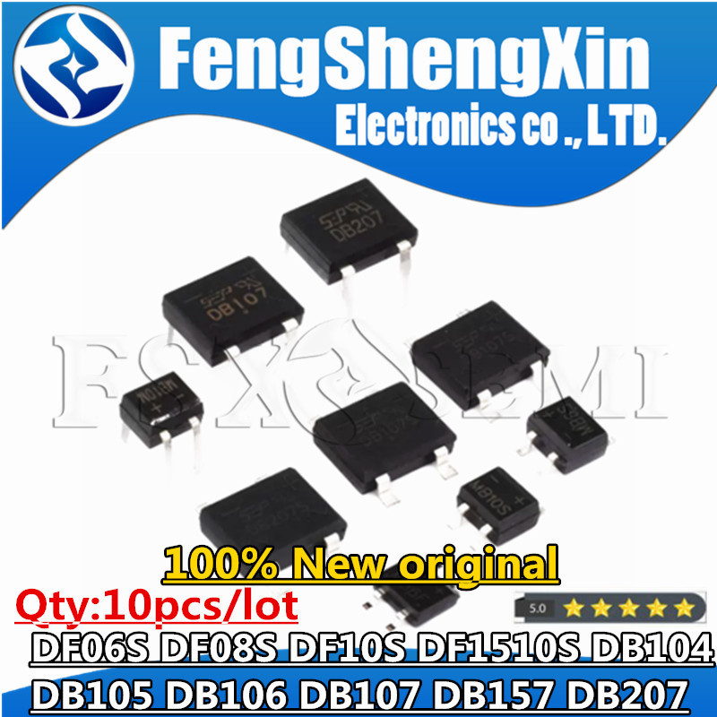 Df06s DF08S DF10S DF1510S DB104 DB105S DB106S DB107S DB157S DB207S SOP4 DB104 DB105 DB106 DB107 DB15