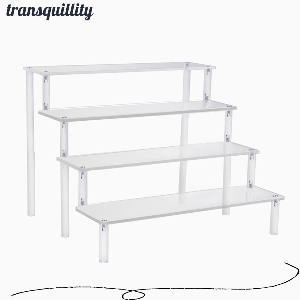 Transquillity ขาตั้งจอแสดงผลเครื่องมือ Trapezoidal ชั้นวางจอแสดงผล Home Storage แต่งหน้าองค์กรผู้ถือ