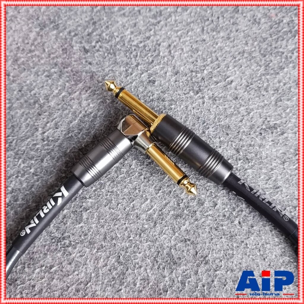 3เมตร(1เส้น) KIRLIN IP-222 PP/ WH/ BK สายกีต้าร์ 3เมตร มี3สีให้เลือก สีม่วง / ขาว / ดำ สายแจ็คกีต้าร์ 22AWG สายไมค์หั...