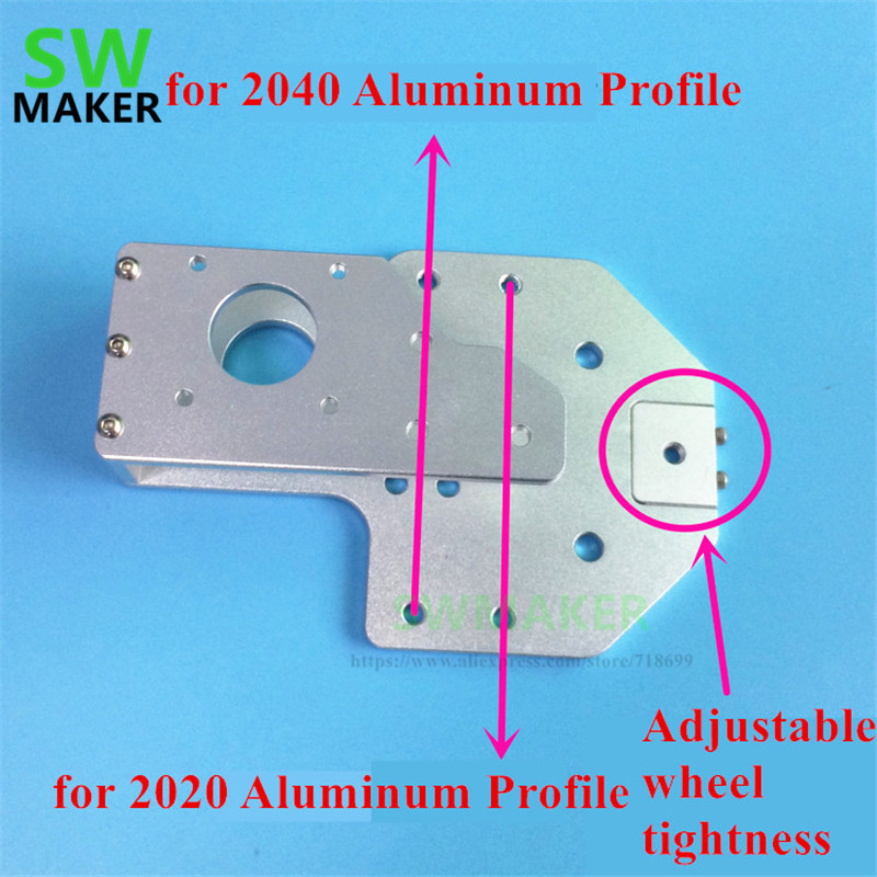 Upgrade Aluminum Y-axis X-axis Motor bracket holder for 2040 Aluminum Profile Tronxy 3D printer V-sl