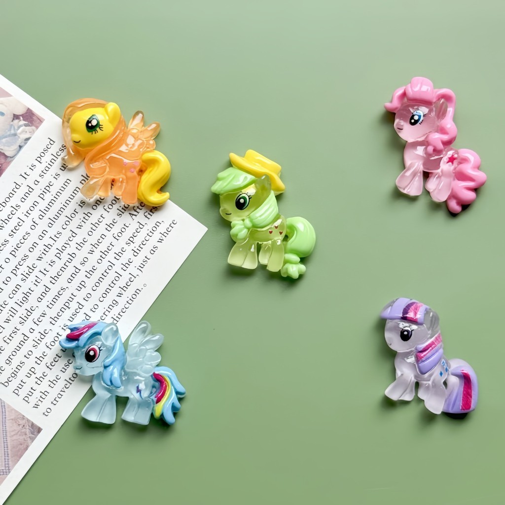 Luminous Pony อุปกรณ์เรซิน diy ครีมกาวโฮมเมดทําด้วยมือพวงกุญแจวัสดุ