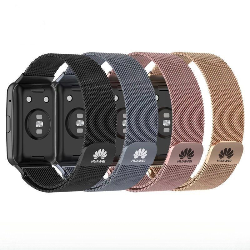 เหมาะสําหรับ Huawei WATCH FIT2 สายรัดสามสแตนเลส fit3 โลหะสแตนเลส WATCH FIT สายรัดทดแทน
