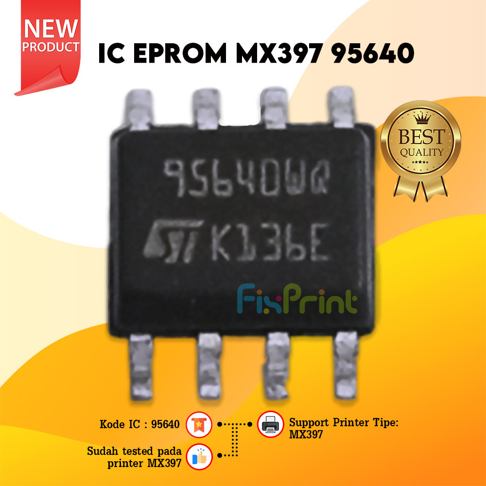 IC Eprom เครื่องพิมพ์สามารถ MX-397 เคาน์เตอร์ IC MX 397 รีเซ็ต IC MX397 95640 ใหม่