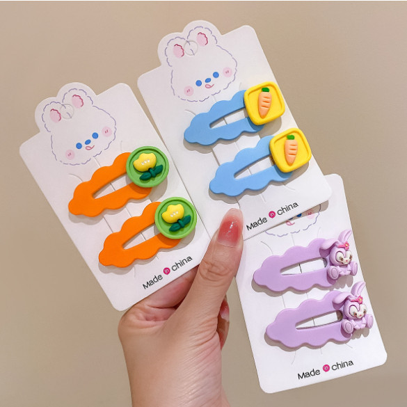 (คละสี) กิ๊บติดผมลายการ์ตูนน่ารัก มีลายให้เลือกมากกมาย