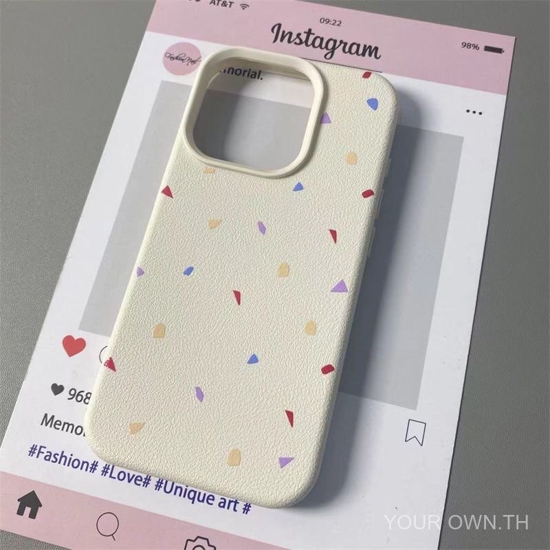 INS เคสมือถือลายหนังสำหรับ iPhone 15/14PROMAX สำหรับ iPhone 13รุ่นใหม่12ลายหนังสำหรับผู้หญิง fokq