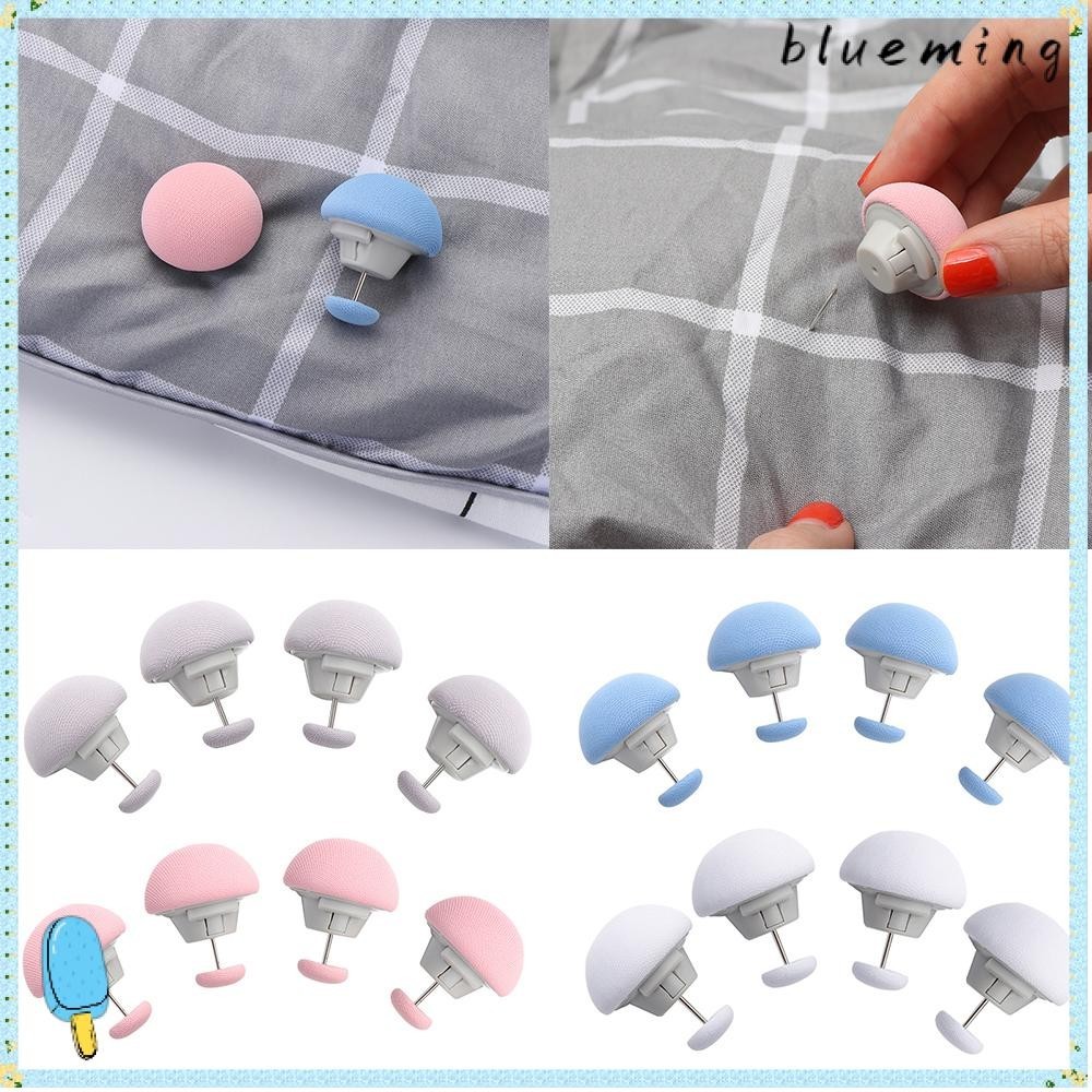 Blueming2 ที่วางผ้านวมเห็ด 4 ชิ้นที่วางผ้าห่มเสื้อผ้ากันลื่นคลิปหนีบที่นอน