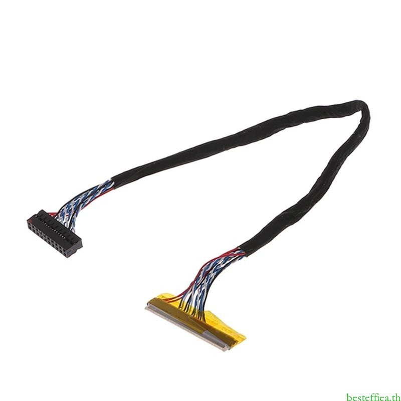 Beste Universal FIX 30 Pin 1ch 6bit LVDS สาย 26 ซม.สําหรับ 14 1-15 6 นิ้วแผง LCD