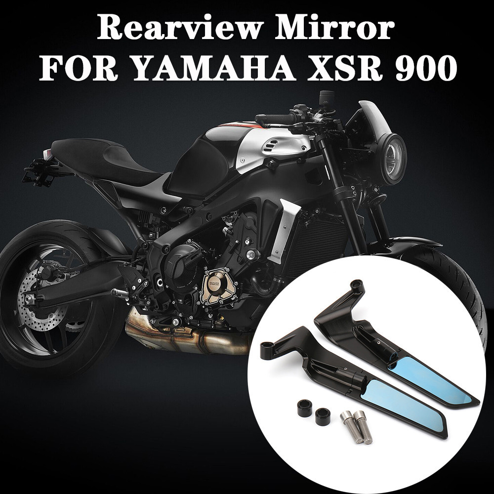 กระจกมองหลังรถจักรยานยนต์สำหรับ Yamaha XSR900 XSR 900 2022 2023ปรับได้กระจกมองหลังอลูมิเนียมใหม่