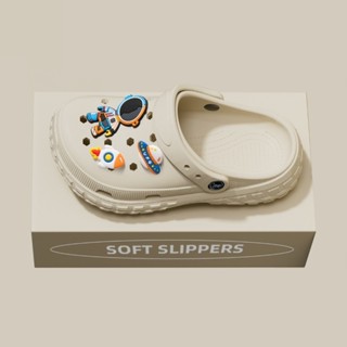 Ayuer 5-12 ปีการ์ตูน DIY รองเท้าแตะกันลื่นพื้นนุ่มสําหรับเด็…