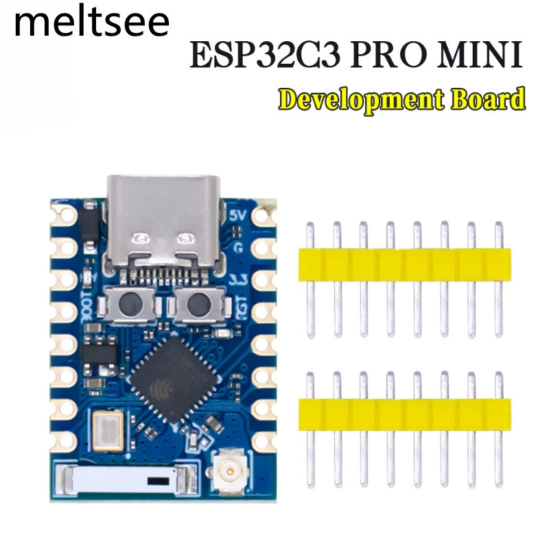Esp32c3 pro mini บอร์ดพัฒนาออนบอร์ด ESP32-C3FH4 โมดูลชิป ESP32-C3 pro mini WiFi บอร์ดพัฒนาบลูทูธ