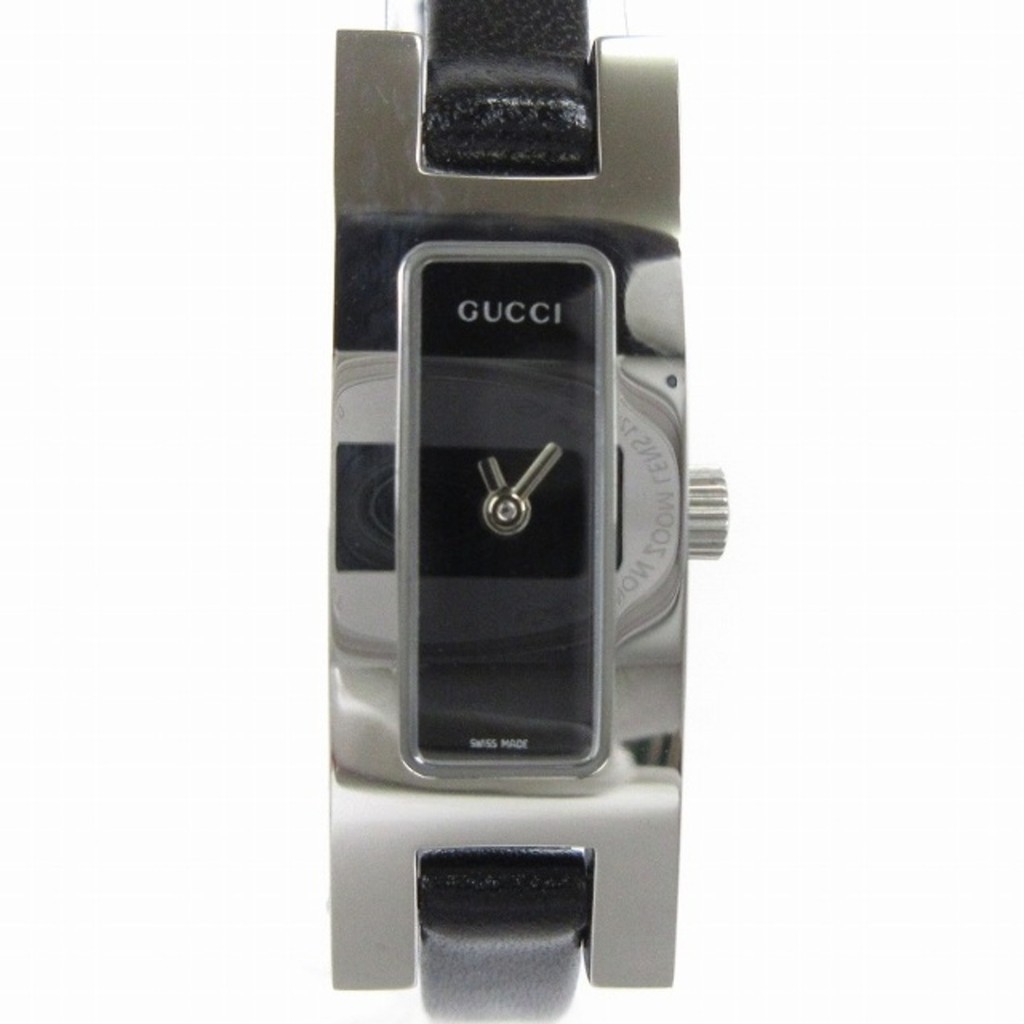 Gucci Analog Quartz Square Face 3900L Black ■Sm3 Watch Direct From Japan Secondhand
