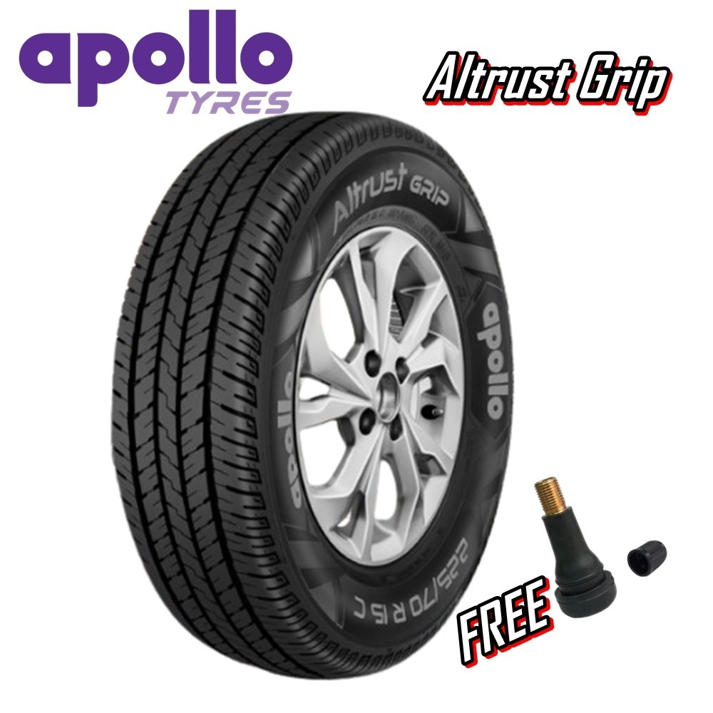 ยางรถยนต์ ขนาด 195R14 ,205/70R15 ,215/70R15 รุ่น Altrust Grip ยี่ห้อ APOLLO (แถมจุ๊บลม)