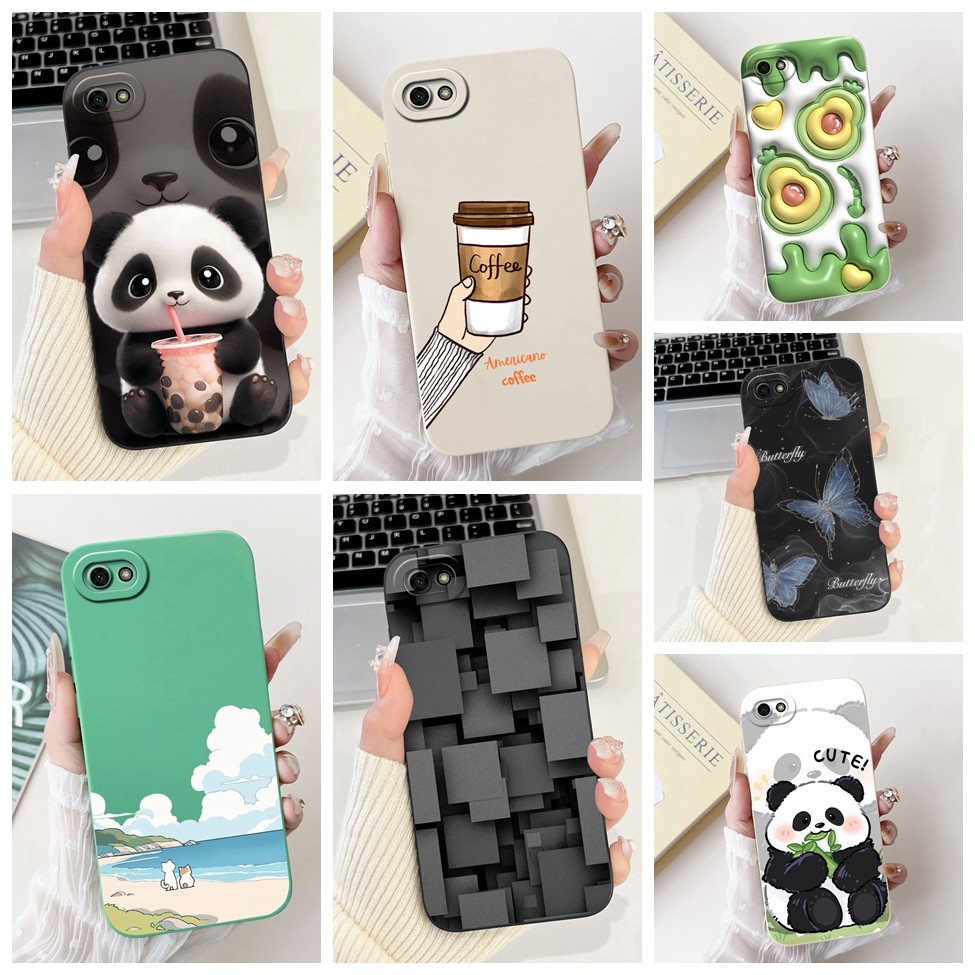 Vivo Y81i 1812 กรณี Y81 1808 ความงามแฟชั่นน่ารัก Panda ทาสีปกหลัง Vivo Y81 1803 เคสโทรศัพท์ V1732A 1