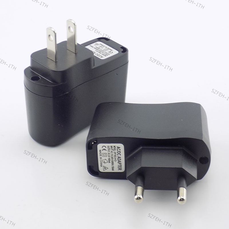 Usb ชาร์จอะแดปเตอร์จ่ายไฟ 5V 0.5A Micro USB Wall Charger AC to DC EU/US อะแดปเตอร์ Universal 100 V-240 V เอาต์พุต @ F3TH