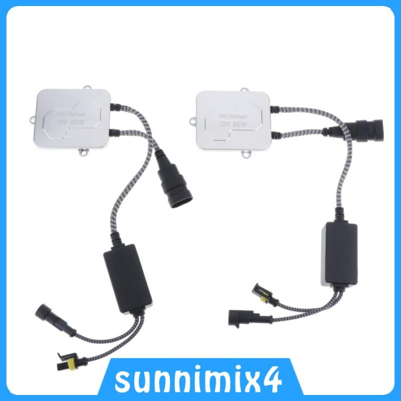 [H2Sports ] 2 ชิ ้ น 12V 55W -บัลลาสต ์ ทดแทนดิจิตอลซีนอนแบบบางสําหรับ