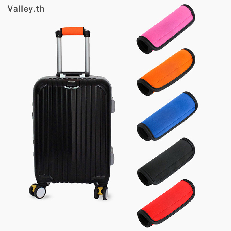 [Valley] สบายกระเป๋าเดินทางฝาครอบ Neoprene กระเป๋าเดินทางห่อ Grip Soft Identifier รถเข็นเด็กที่เท้าแ