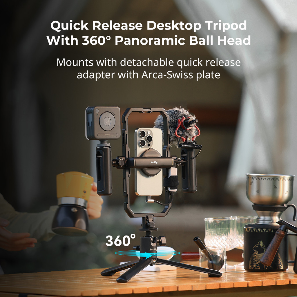 Smallrig All-in-One Video Kit สําหรับสมาร์ทโฟน Creators Quick #4704 #4597 #3384 #4121