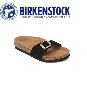 รองเท้าแตะสีดําคอร์กชาย/หญิง ชายหาดลําลองรถบัสหัวเข็มขัดรองเท้าแตะ Milano Big Buckle Series 35-45