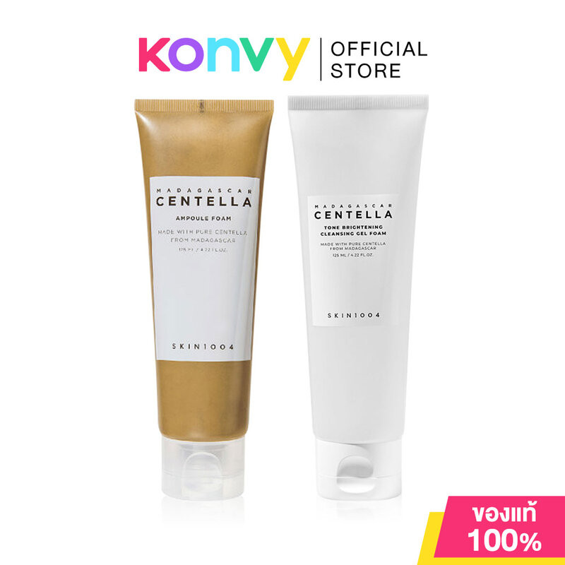 SKIN1004 Madagascar Centella Foam สกินวันโอว์โอว์โฟร์ ผลิตภัณฑ์ทำความสะอาดผิว 125ml (Ampoule Foam/Gel Foam)