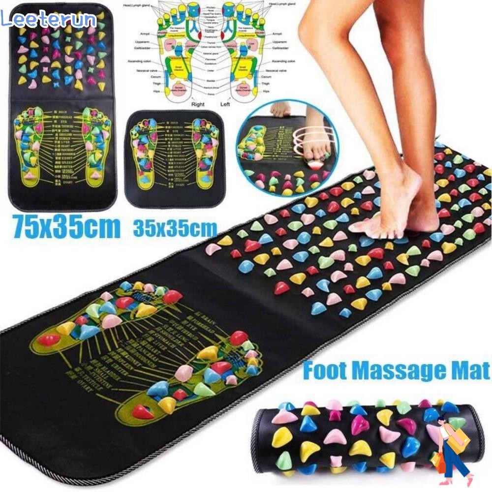 Leeterun Reflexology Walk Acupressure Acupoint Mat Leg Relaxation Foot Massager