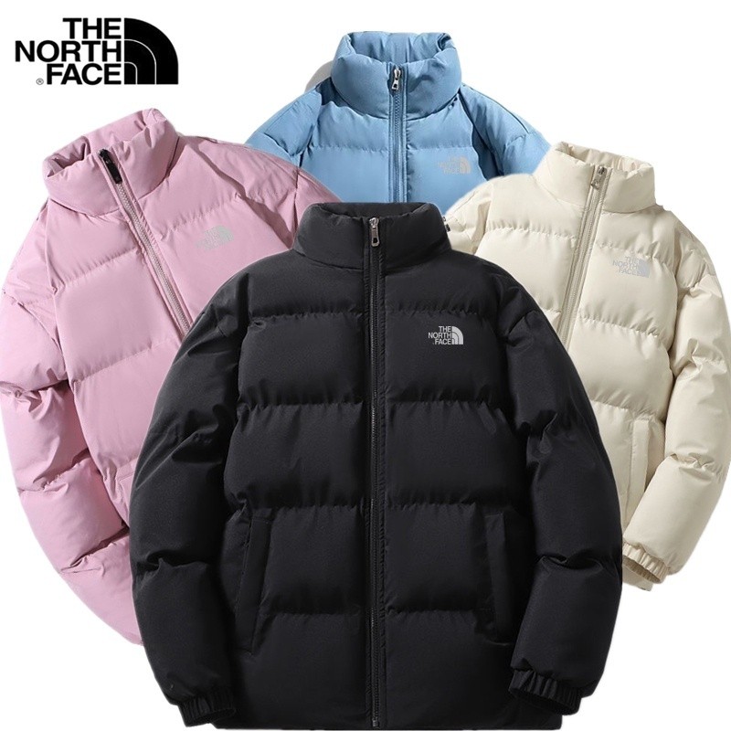 TNF เสื้อโค้ทผ้าฝ้ายฤดูหนาว4สีแขนยาวเพิ่มความหนาฉนวนกันลมเสื้อโค้ทแจ็คเก็ต