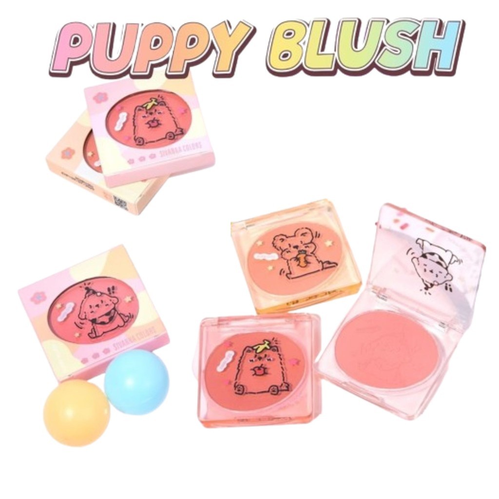 Sivanna Puppy Blush #HF803 ซิวานน่า พัพพี บลัช ปัดแก้ม x 1 ชิ้น beautybakery