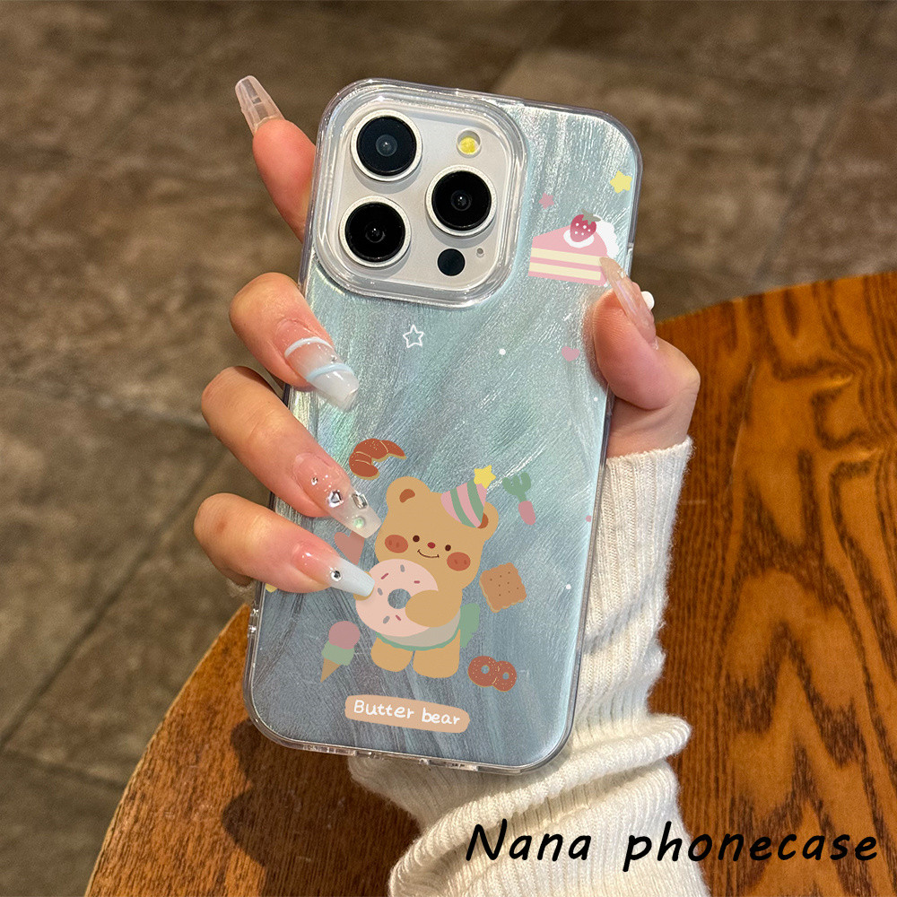 🔥ส่งจากไท🔥 เคส Redmi10A9C 10CA11 2C11PRO MI11LITE 13C13RPRO เคสโทรศัพท์เค้กบัตเตอร์แบร์