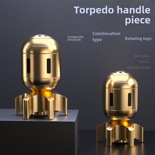 ตอร์ปิโดทองเหลืองสไตล์ปลายนิ้วไจโรโลหะ Seiko ทำงานฝีมือแบบหม…