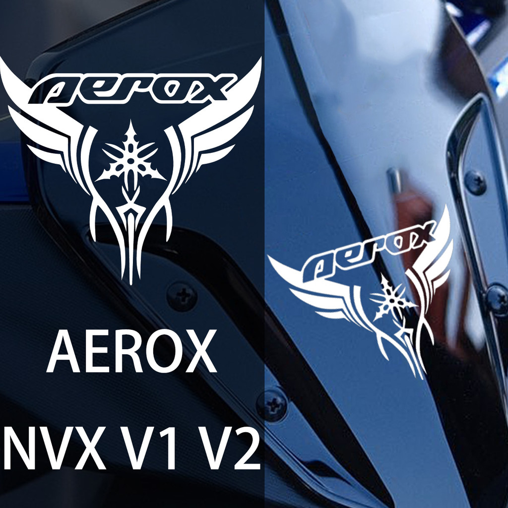 1pc/2pc สะท้อนแสงรถจักรยานยนต์อุปกรณ์เสริมสติกเกอร์ไวนิลสําหรับ YAMAHA NVX aerox155 Aerox 155 NVX V1 V2 Decals