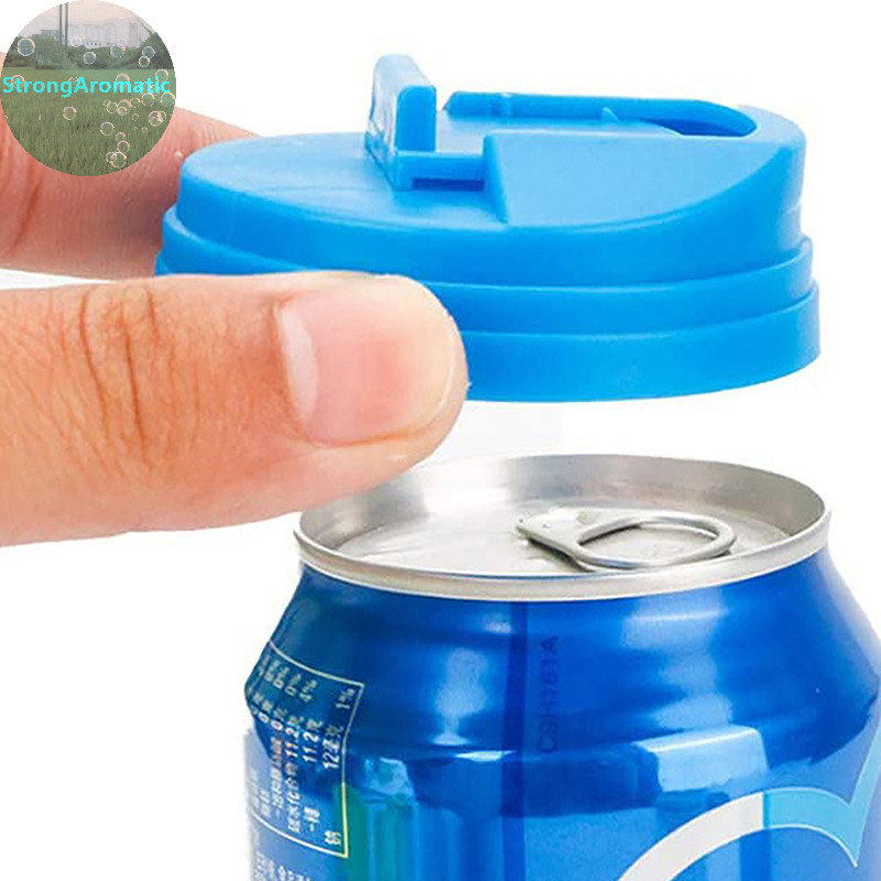 Strongaromatic ขวดด้านบนฝาปิด Soda Saver หมวกด้านบนสามารถ Fizz เครื่องดื่มโค้กโซดาฝาปิดฝาปิดขวดไวน์ Stopper Flip Protector นํากลับมาใช้ใหม่ TH