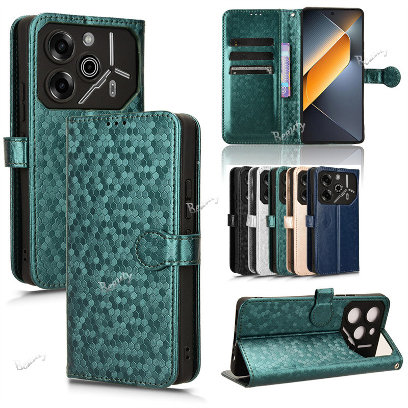 Tecno Pova 6 Pro 5G Polka Dot Flip สําหรับ Tecno Pova 6 Neo 4G Tecno Pova6 Pro 6Neo Pova6pro Pova6Ne