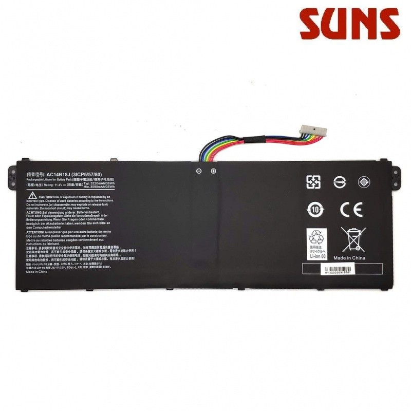 ✿แบตเตอรี่ AC14B13J สำหรับ Acer Chromebook 13 CB5-311 B115-M B115-MP V5-122 132