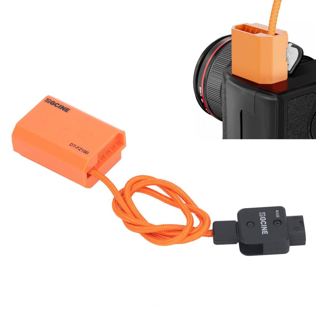 D Tap Dummy แบตเตอรี่ NP FZ100 DC Coupler พร้อมสายไฟถอดรหัสเต็มรูปแบบสําหรับ A9 A9II A9R A9S A7 III 