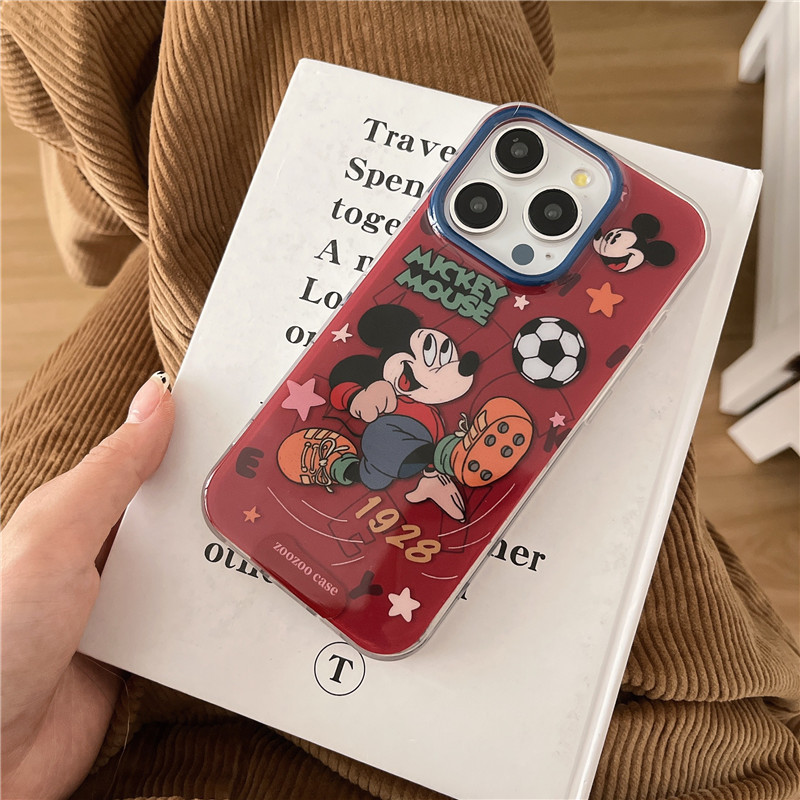 เคสโทรศัพท์ iPhone 16 Pro max 15 Pro max ลายการ์ตูนฟุตบอล วัสดุ TPU IMD craft double-deck เคสโทรศัพท์