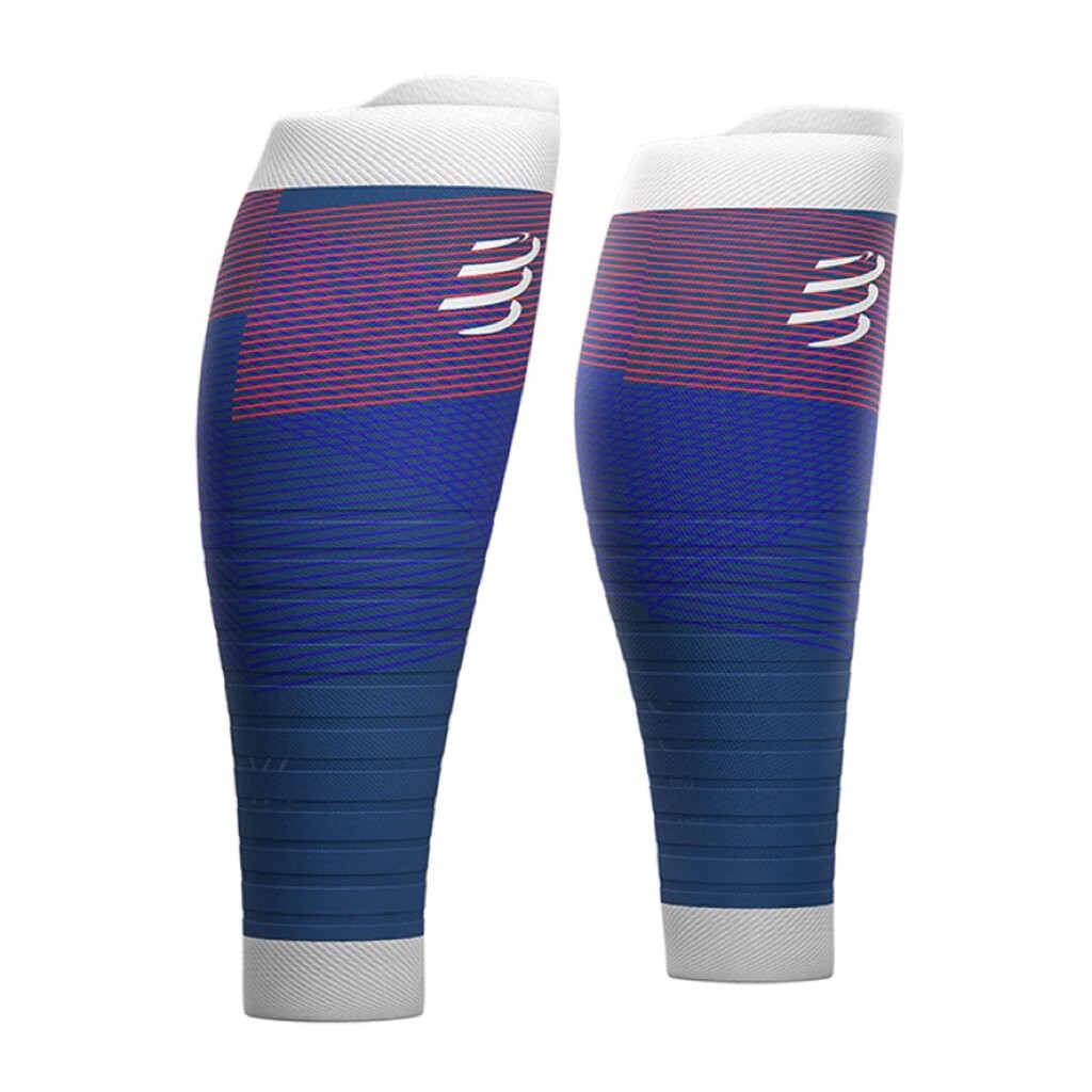 ซัพพอร์ตน่อง Compressport R2 Oxygen Calf Sleeve ‘Summer Blue’ (T3,T4)