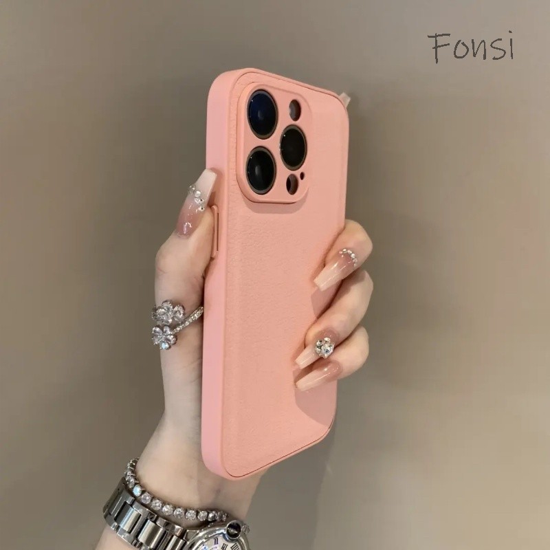 เหมาะสําหรับ iPhone 15 Pro MAX 14 13 12 11 Pro MAX IXS MAX XR XS 7 8 Plus รูปแบบสีกันกระแทกเคสโทรศัพท์ครบชุด Anti Fall Protection Hard Back